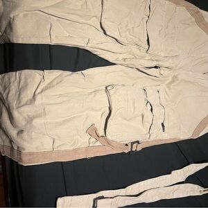 Zara strap cargo pantss (with belt)